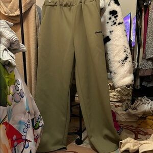 Women's Olive Green Track Pants